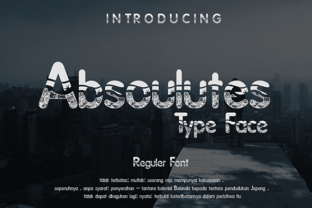 Absoulutes: A Display Font for Creative Makers