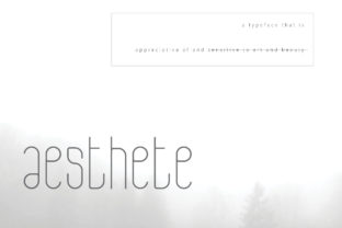 Aesthete Font for Elegant Design