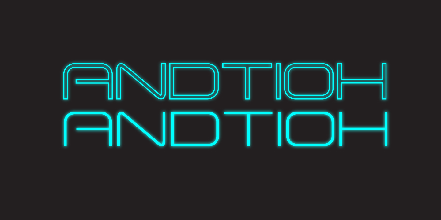 Andtioh: Modern Font for Editorial Design