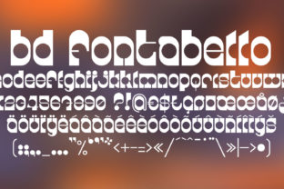 BD Fontabello: A Funky Display Typeface