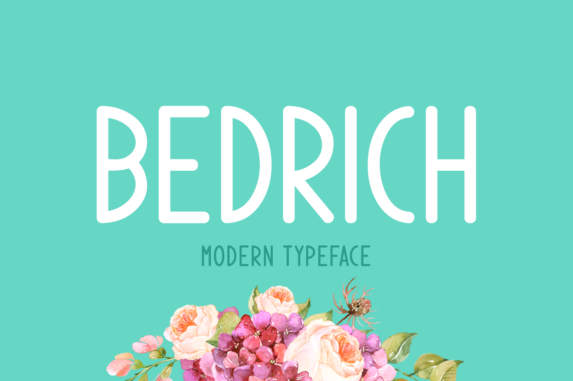 Bedrich Font for Clean Branding