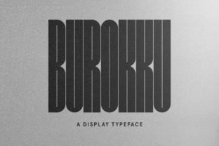Burokku Font for Creative Makers