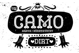 Camo Dirt Font Review