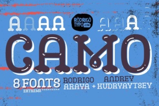 Camo Font for Bold Campaigns