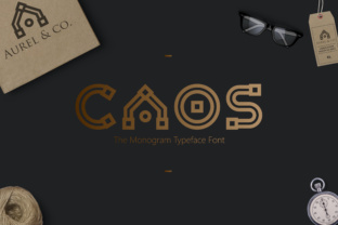 Caos: A Bold Display Font for Branding