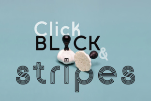 Click Black Stripes Font for Business Branding