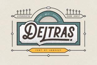 Deltras: A Premium Display Font