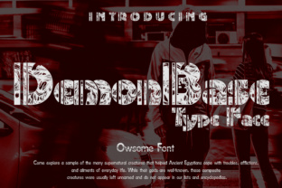 DemonBase Font for Editorial Design