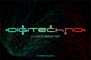 Digitechno Font for Business Branding