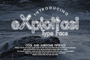 EXploitasi: A Bold Typographic Statement
