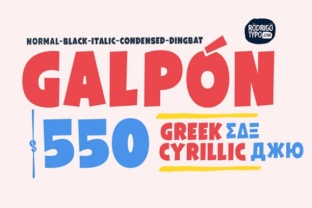 Galpon Family Font