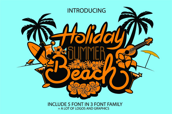 Holiday Summer Beach Font Review