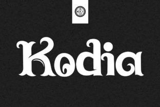 Kodia: A Luxurious Display Typeface