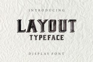 Layout Font for Business Branding