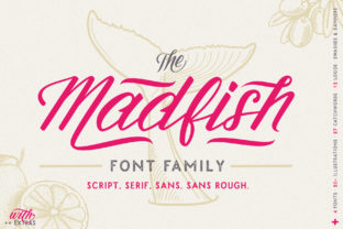 Madfish Family: Bold Display Font