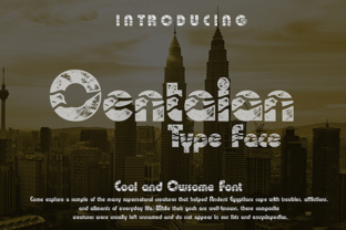 Oentaian: A Display Font for Business Branding