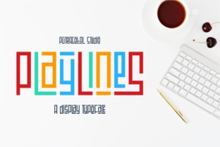 Playlines: A Bold Font for Business Branding
