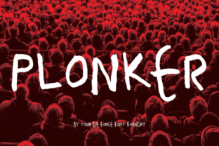 Plonker Font: Bold and Branded