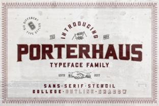Porterhaus Family Font