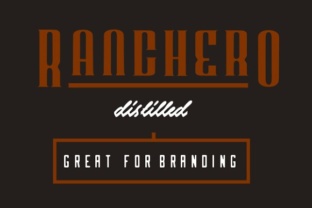Ranchero Font for Creative Makers