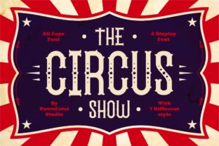 The Circus Show Family Font