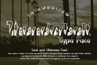 Thunderbolt Font for Bold Design