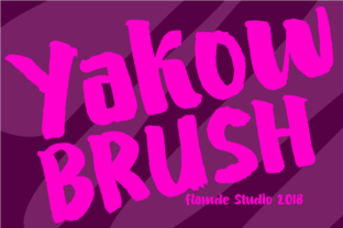 Yakow Brush Font for Web Design